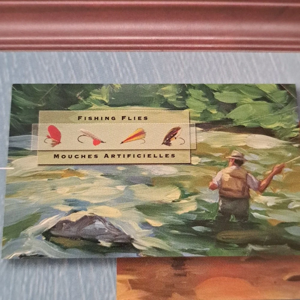 Commemorative Fishing Flies Frame - Picture 4 of 5